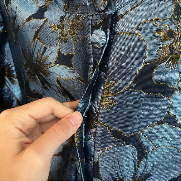 Tuckernuck Blue Blossom Jacquard Samantha Dress - Picture 9 of 14